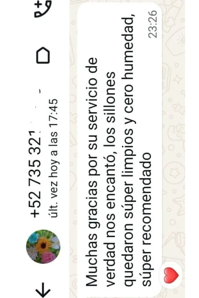 limpieza de muebles a domicilio en Cancún